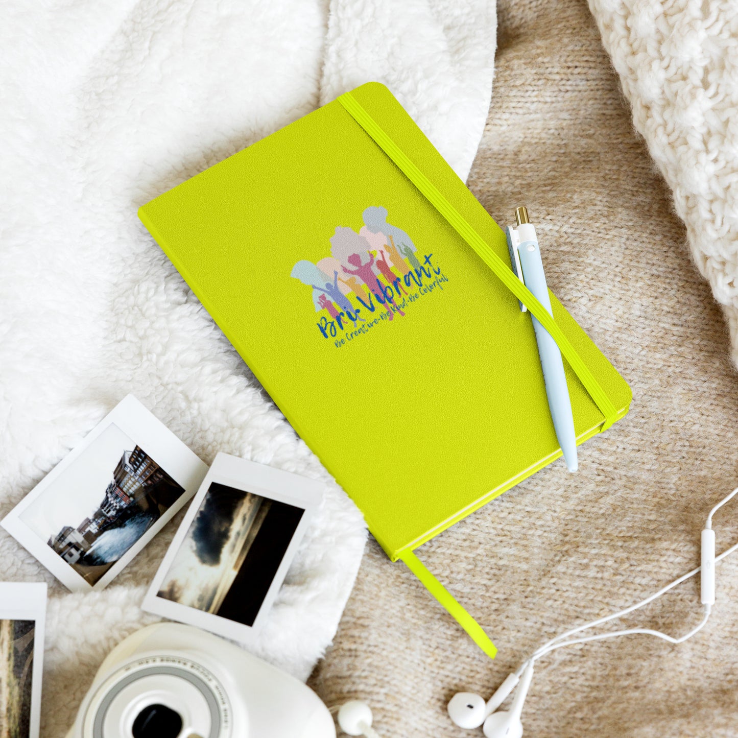Bri•Vibrant Hardcover bound notebook