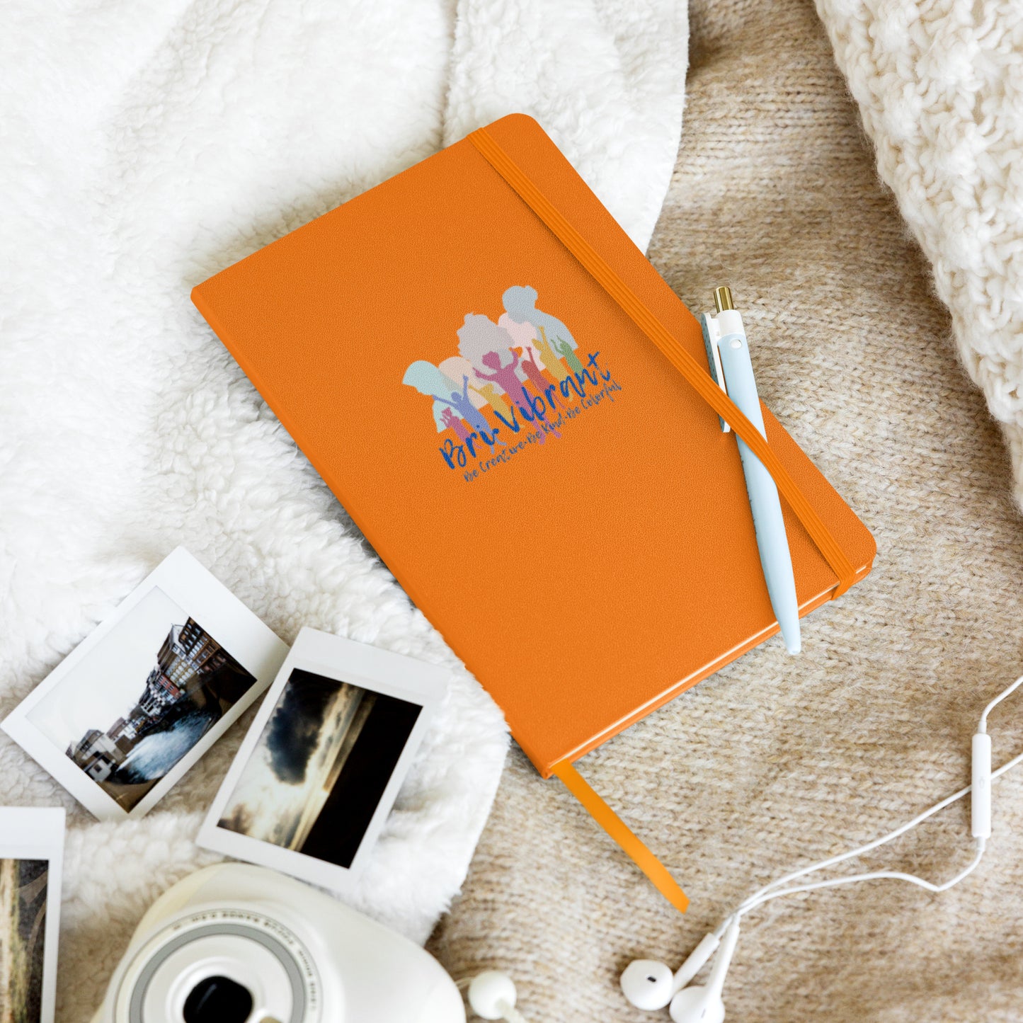 Bri•Vibrant Hardcover bound notebook