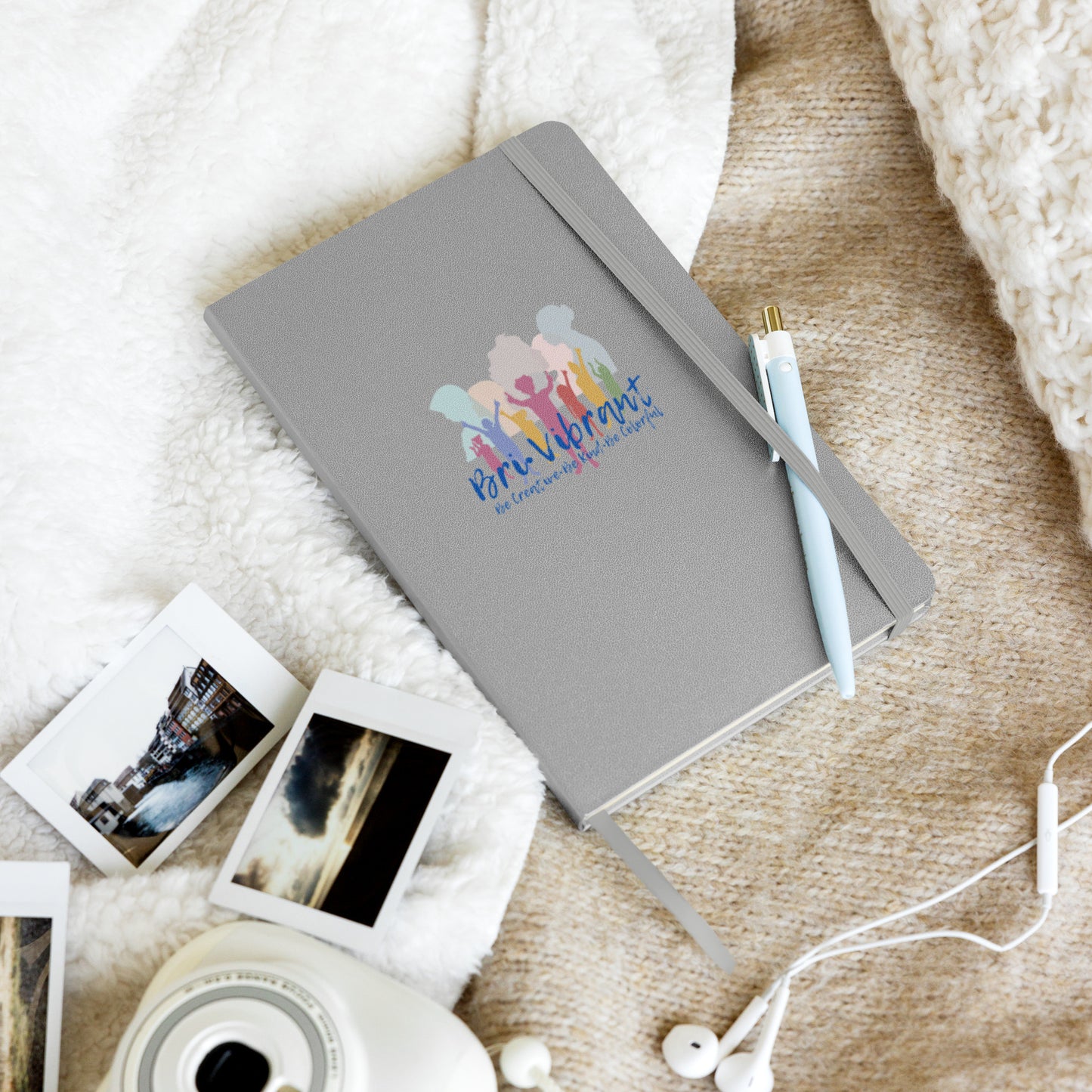 Bri•Vibrant Hardcover bound notebook