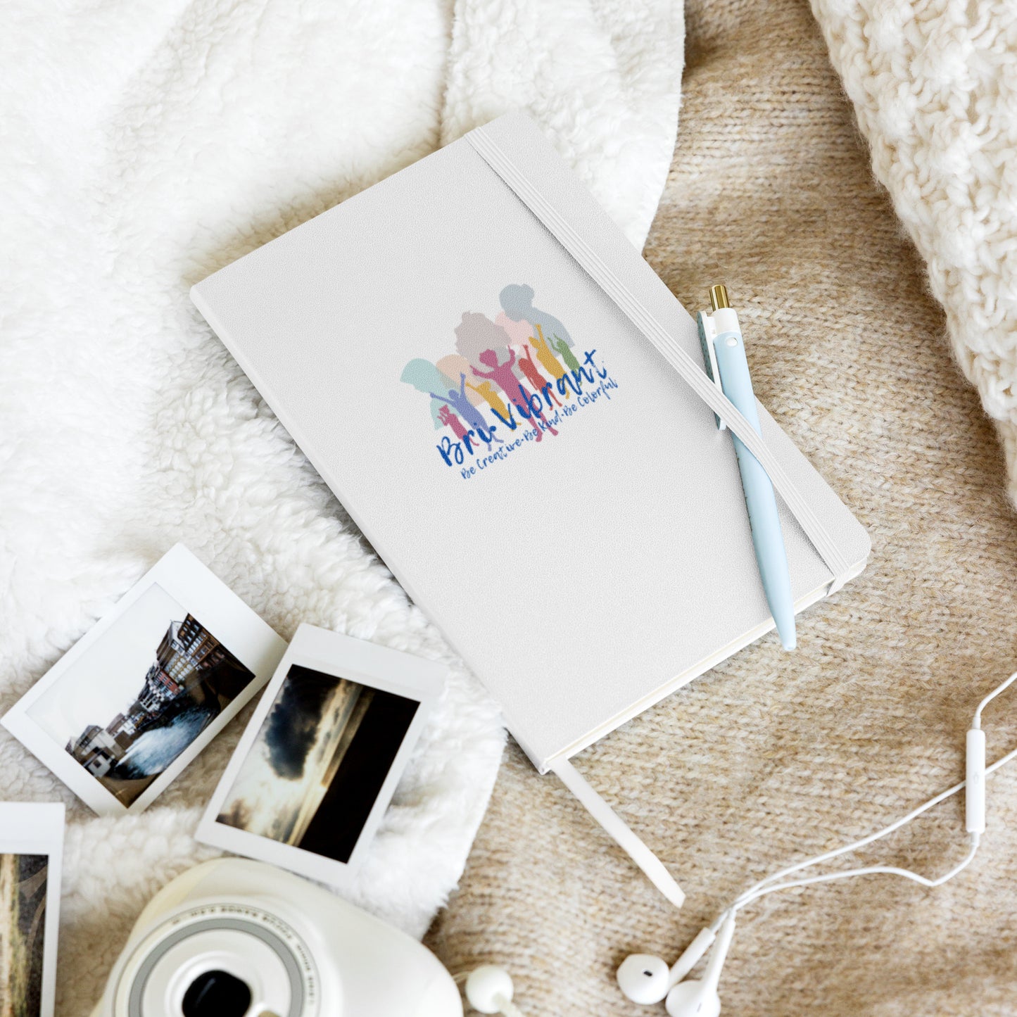 Bri•Vibrant Hardcover bound notebook